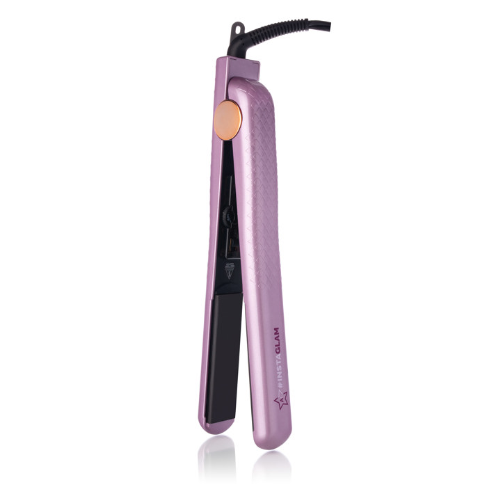 ALMOST FAMOUS - Instaglam 1.25" Flat Iron with Rose Gold Accents - Gold