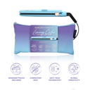  ALMOST FAMOUS - "Living Color" 0.5" Mini Travel Flat Iron with Travel Bag
