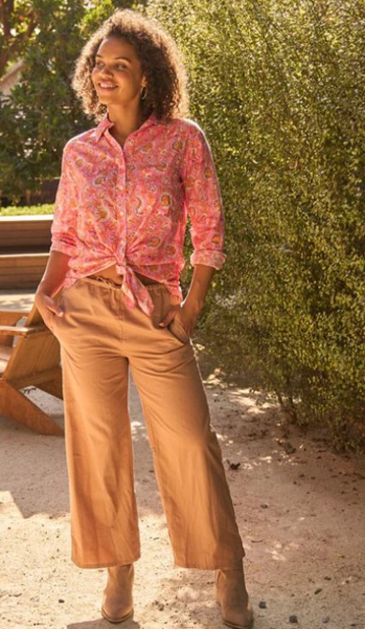 Good Boyfriend Shirt - Lenox Floral XS