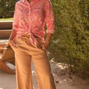 Good Boyfriend Shirt - Lenox Floral XS