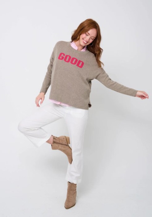 Good Relaxed Sweater - Taupe