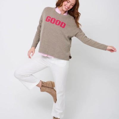Good Relaxed Sweater - Taupe