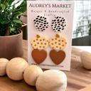  Clay Stud Earrings Autumn Collection