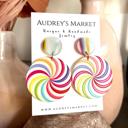  Multi-Colored Disc Pop Colorful Statement Acrylic Earrings