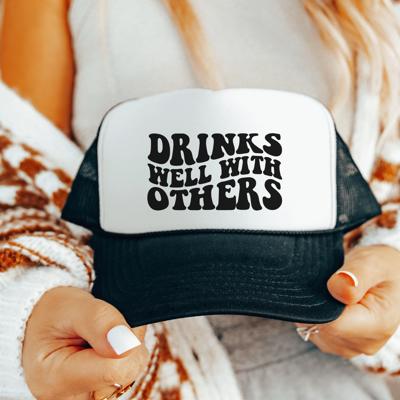 Drinks Well With Others Trucker Hat, Good Time Party Hat