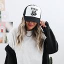  Sweet but Will Throw Hands Racoon Trucker Hat, Sassy Hat, Racoon Humor Snapback Trucker Hat