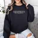 X-Small If You're Hanging On By a Thread, Make Sure It's the Hem of His Garment, Matthew 9: 20-22, Black Sweatshirt