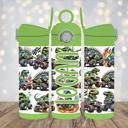  Monster Trucks and Dinosaurs Personalized 12 oz Kids Water Bottle