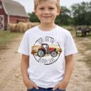  Dibs on the Buddy Seat Kids Harvest Farming Tee Shirt