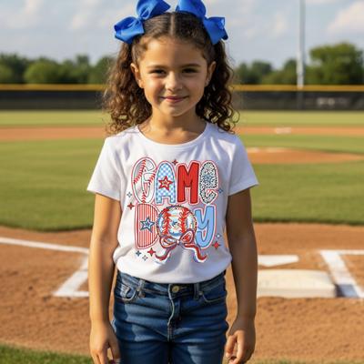 Game Day Baseball Girls Tee Shirt