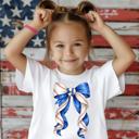  Baseball Coquette Bows Girls Tee Shirt