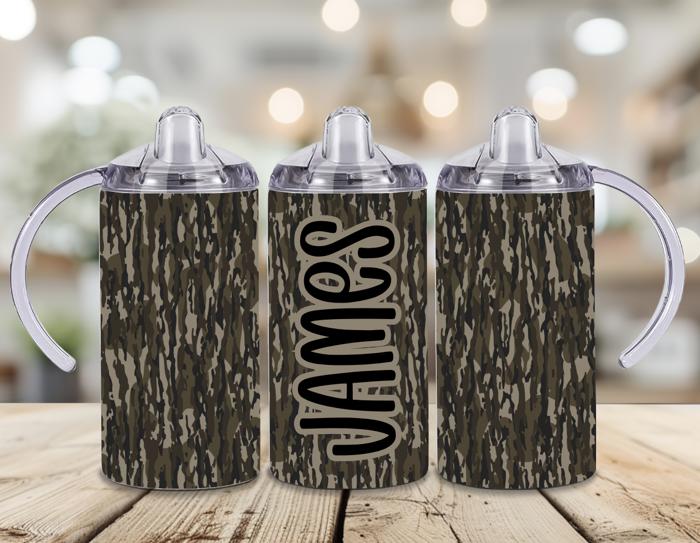 Bottomland Camo Baby Boys 12 oz Stainless Steel Sippy Cup