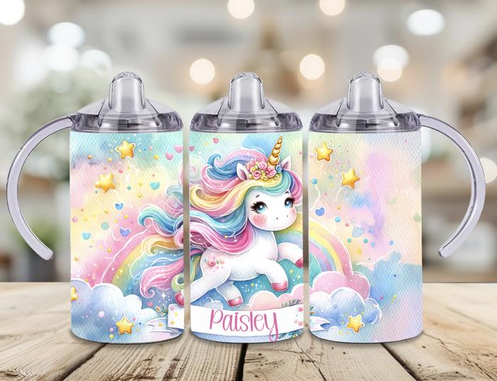 Pastel Rainbow Water Color 20 oz Stainless Steel Tumbler