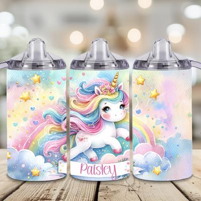 Pastel Rainbow Water Color 20 oz Stainless Steel Tumbler