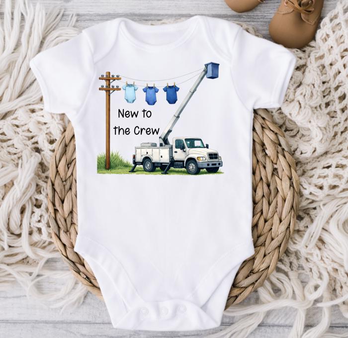 Lineman New Baby Announcement Baby Gift