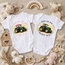  Dibs on the Buddy Seat Green Combine Kids Harvest Tee Shirt