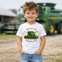 Dibs on the Buddy Seat Green Combine Kids Harvest Tee Shirt