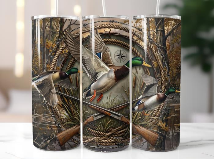 Mallard Duck Hunting 20 oz Tumbler