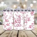  Pink Toile Baby 12 oz Sippy Cup with 2 covers and Straw