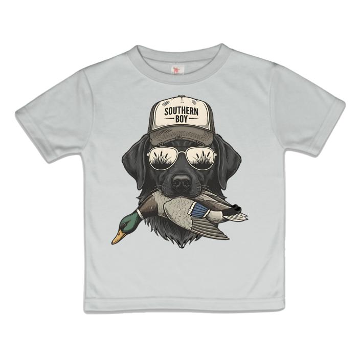 Southern Boy German Shorthaired Pointer with Mallard