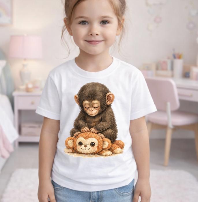 Punch the Viral Monkey and Stuffed Animal Kids Shirt