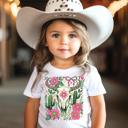  Western Boho Skull Girls Tee Shirt