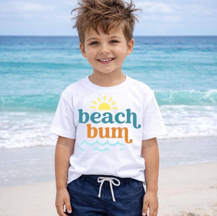 Beach Bum Boys Summer Tee Shirt