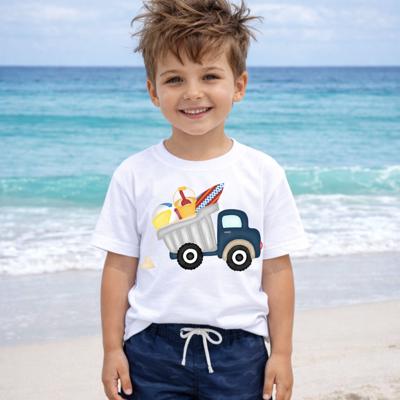 Beach Dump Truck Sand Toys Boys Summer Tee Shirt