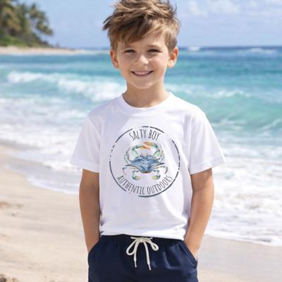 Salty Boy Authentic Outdoors Crab Tee Shirt