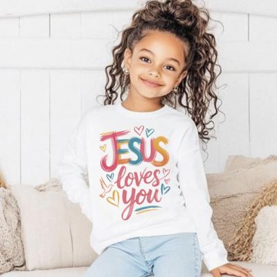 Jesus Loves You Girls Christian Tee Shirt