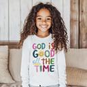  God is Good all the Time Girls Christian Tee Shirt