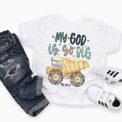 My God is so Big Boys Christian Tee Shirt