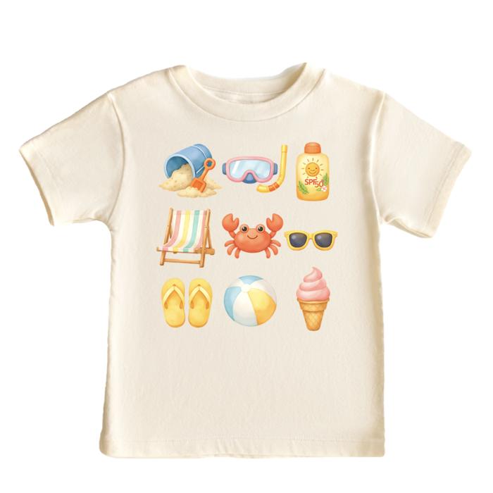Summer Beach Toys Girls and Boys Tee Shirt