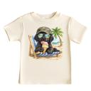  Dog and Ice Cream Cone Kids Summer Tee Shirt