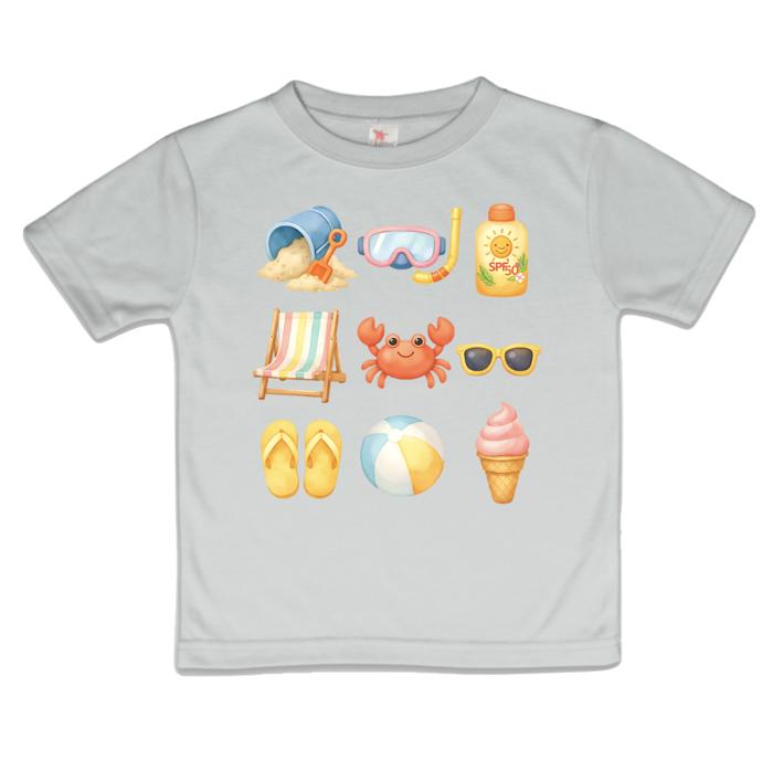 Summer Beach Toys Girls and Boys Tee Shirt