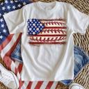  Baseball Flag Kids Tee Shirt