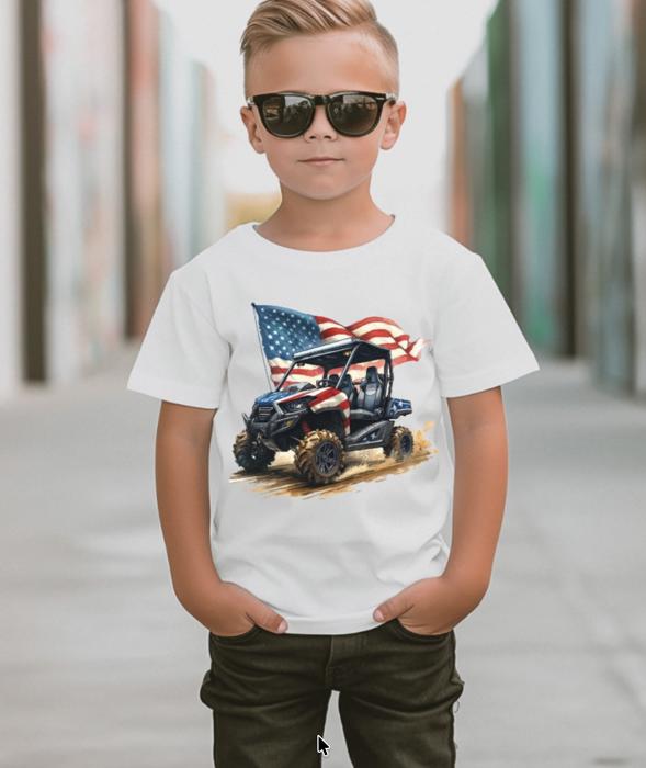 UTV Patriotic Boys Tee Shirt