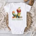  Good Day to Read to Me Book Worm Baby Bodysuit