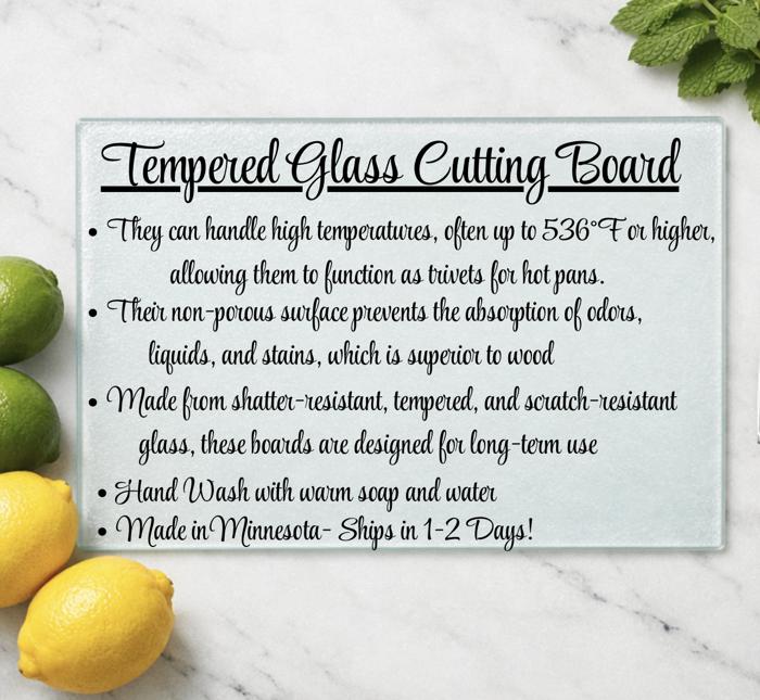 Black Gold Checkerboard Glass Cutting Board 15" x 11"