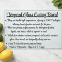  Black Gold Checkerboard Glass Cutting Board 15" x 11"