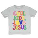  Cool Kids Love Jesus Kids Christian Tee Shirt