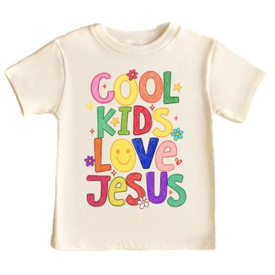 Cool Kids Love Jesus Kids Christian Tee Shirt