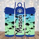  Dinosaur 12 oz Flip Top Personalized Tumbler