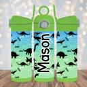  Dinosaur 12 oz Flip Top Personalized Tumbler