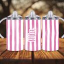  Cabana Pastel Stripes 12oz Baby Sippy Cup w/ 2 Lids, Personalized Name