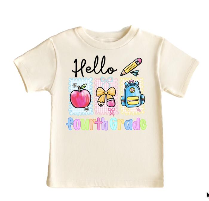 Back to School Girls Trendy Tee Shirt