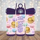  Dumpling Squishy Toy Personalized Girls 12 oz Flip Top Water Bottle