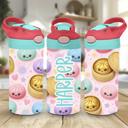  Dumplings Girls Personalized 12 oz flip top sippy cup