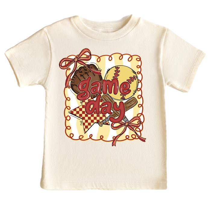 Game Day Kids Baseball Tee Shirt Designs