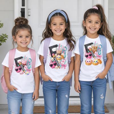 Back to School Dumpling and Boba Tea Girls Tea Shirts